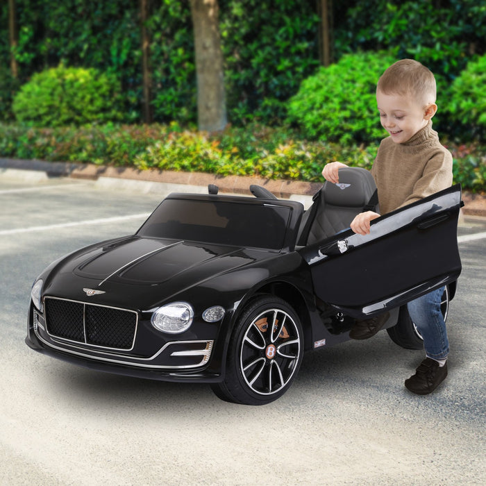 Bentley Inspired Kids Ride On Car with Remote Control | Black