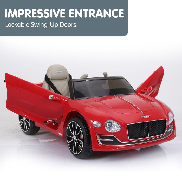 Bentley Inspired Kids Ride On Car with Remote Control | Red