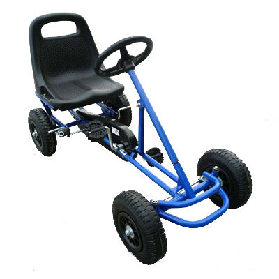 Mighty Racer Premium Kids Pedal Powered Go Kart | Blue