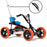 Berg Buzzy 2-in-1 Off Road Kids Push & Pedal Powered Go Kart | Nitro Black