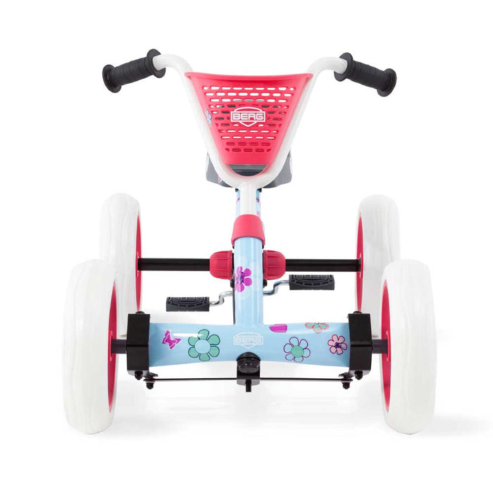 Berg Buzzy Kids Pedal Powered Go Kart with Basket & Stickers | Bloom