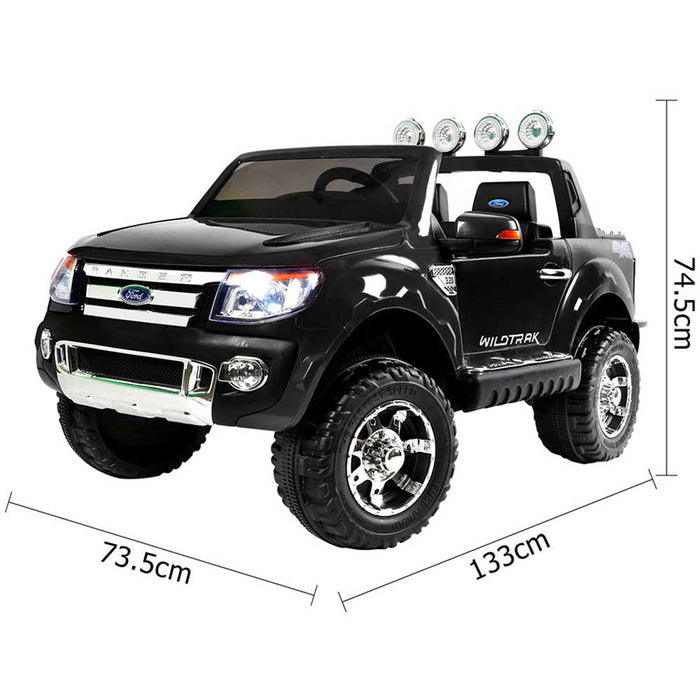 Ford Licensed F150 Ranger Deluxe Kids Ride On Car with Remote Control | Black