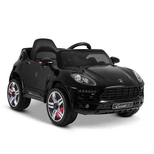 Porsche Macan GTS Inspired Kids Ride On SUV with Remote Control | Midnight Black