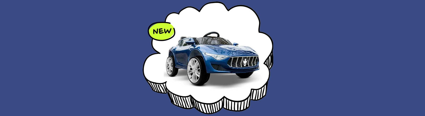 Maserati Inspired Kids Ride on Car with Remote Control