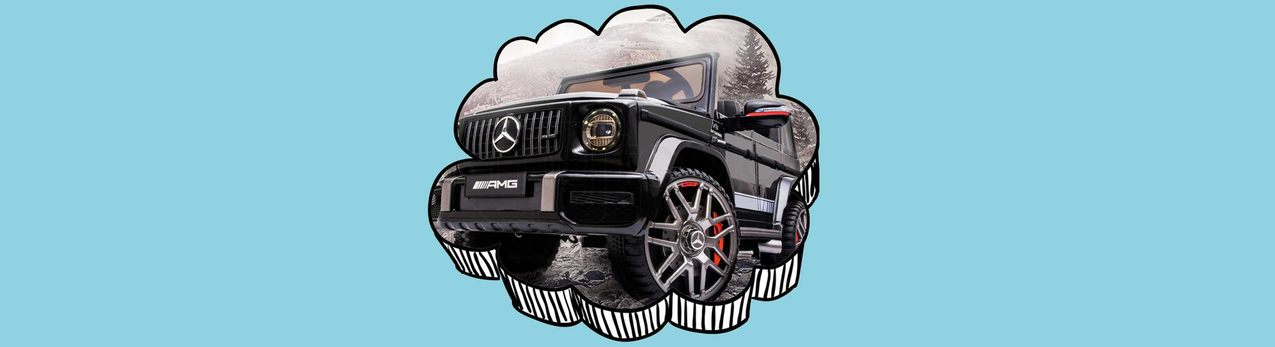 Officially Licensed Mercedes Benz G63 AMG SUV Kids Ride On Car