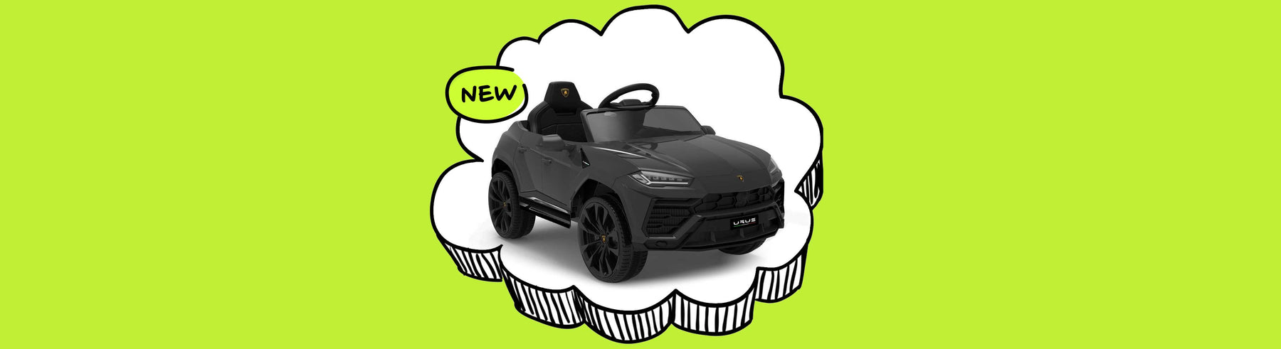 Lamborghini Officially Licensed URUS Kids Ride On Car with Remote Control