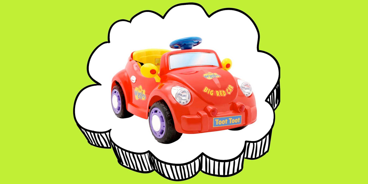 The wiggles big cheap red car 6v red