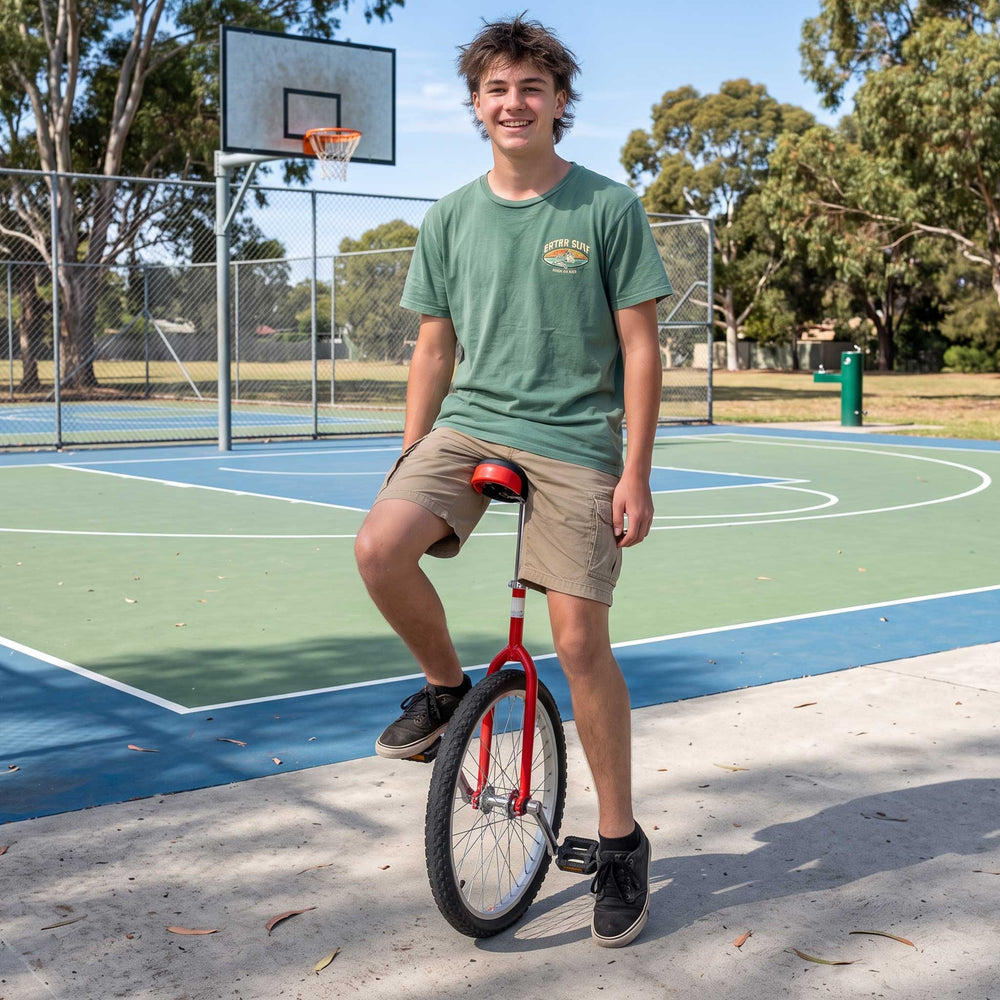 24'' Pro Circus Unicycle Bike | Red