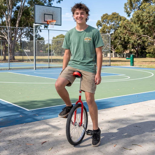 24'' Pro Circus Unicycle Bike | Red