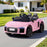 Audi R8 Spyder Licensed Kids Ride On Car with Remote Control Baby Pink