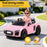 Audi R8 Spyder Licensed Kids Ride On Car with Remote Control Baby Pink