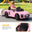 Audi R8 Spyder Licensed Kids Ride On Car with Remote Control Baby Pink
