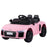 Audi R8 Spyder Licensed Kids Ride On Car with Remote Control Baby Pink