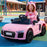 Audi R8 Spyder Licensed Kids Ride On Car with Remote Control Baby Pink