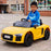 Audi R8 Spyder Licensed Kids Ride On Car with Remote Control | Flame Yellow