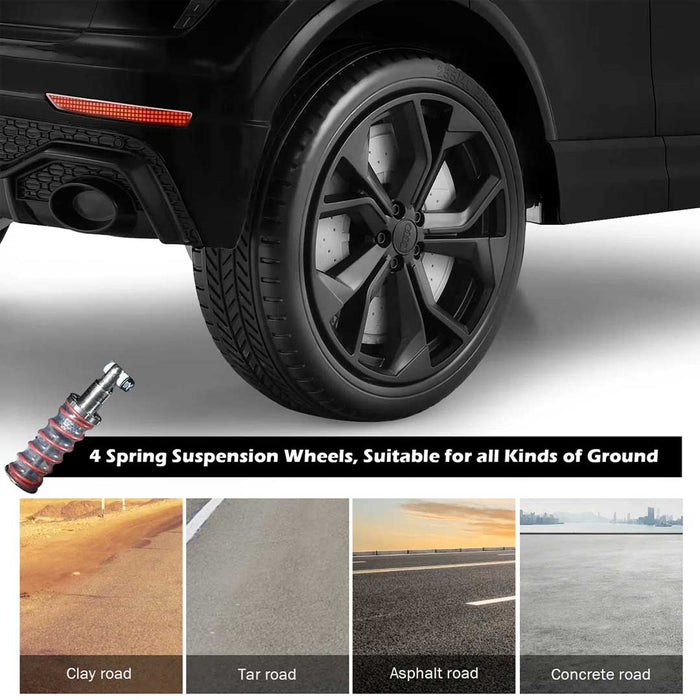 Audi RS Q8 Officially Licensed Kids Ride On Car with Remote Control |  Mythos Black