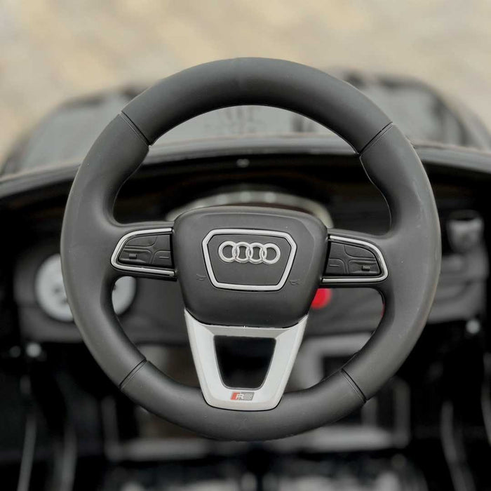 Audi RS Q8 Officially Licensed Kids Ride On Car with Remote Control |  Mythos Black