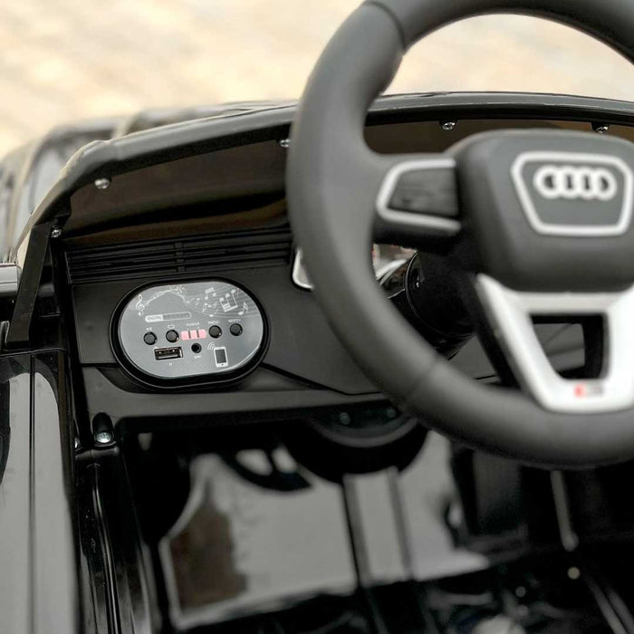 Audi RS Q8 Officially Licensed Kids Ride On Car with Remote Control |  Mythos Black