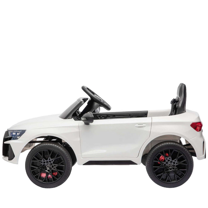 Audi RS3 Licensed Kids Ride On Car with Remote Control Candy White