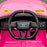Audi RS3 Licensed Kids Ride On Car with Remote Control Hot Pink
