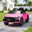 Audi RS3 Licensed Kids Ride On Car with Remote Control Hot Pink