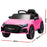 Audi RS3 Licensed Kids Ride On Car with Remote Control Hot Pink