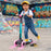 BERG Nexo Scooter Foldable, Portable & Height Adjustable Kids 3 Wheel Scooter | Multi Colours