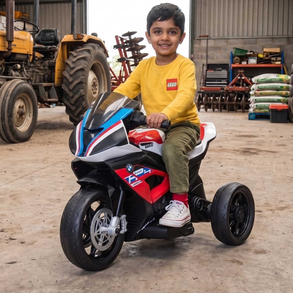 BMW Licensed HP4 Kids Ride On Motorbike Motorcycle | Red/Black
