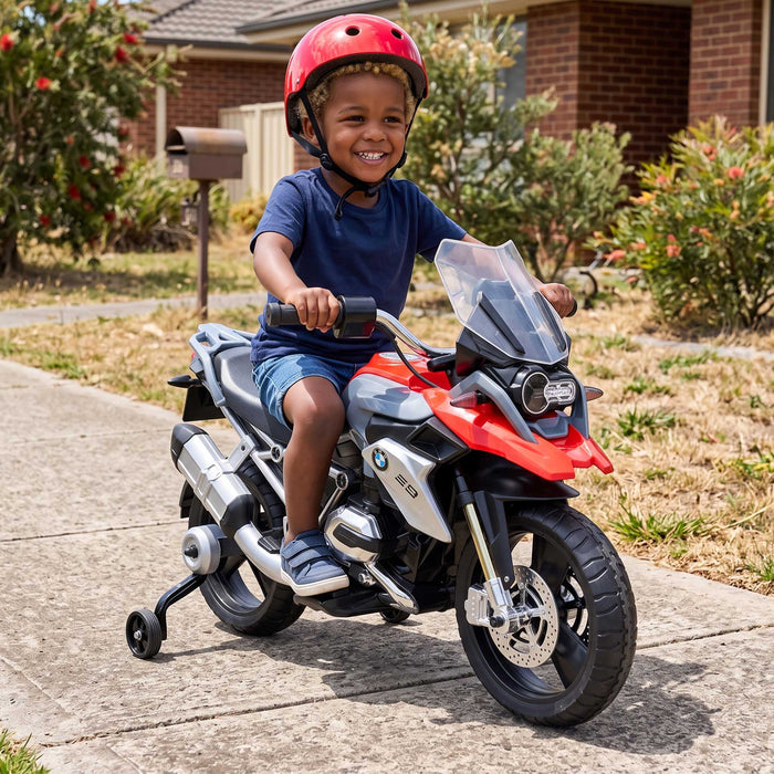 BMW R 1200 GS Licensed Kids Ride On Motorbike Motorcycle | Black/Red