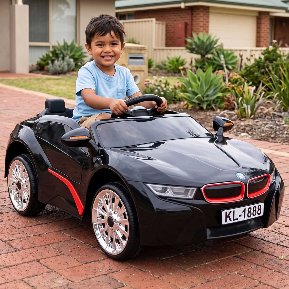 BMW i8 Inspired Kids Ride On Car with Remote Control | Black