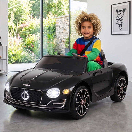 Bentley EXP Licensed Kids Ride On Car with Remote Control | Black