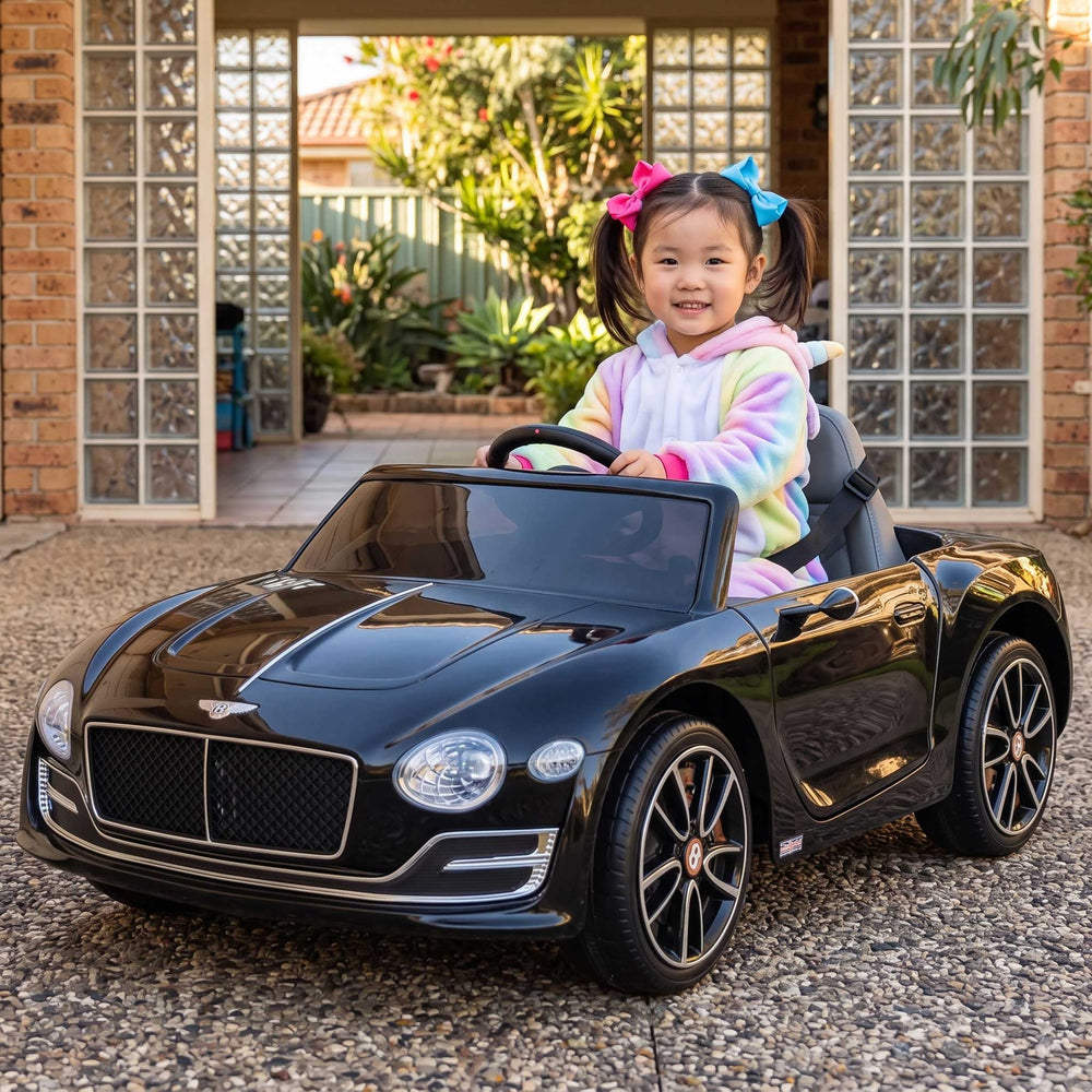 Bentley Inspired Kids Ride On Car with Remote Control | Black