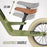 Berg Biky Balance Bike with Detachable Backpack Retro Green