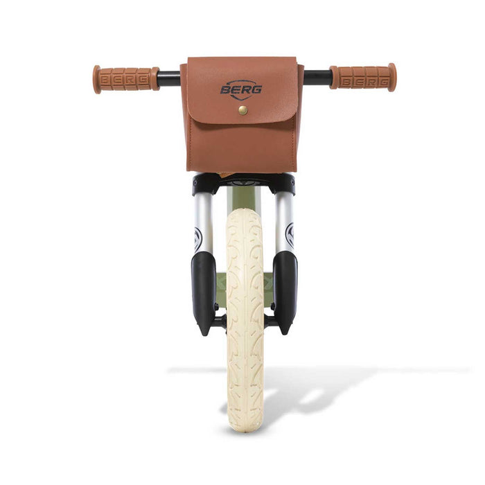 Berg Biky Balance Bike with Detachable Backpack Retro Green
