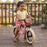 Berg Biky Balance Bike with Detachable Backpack | Retro Pink