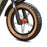 Berg Biky Trail Balance Bike with Handbrake Army Green with Orange