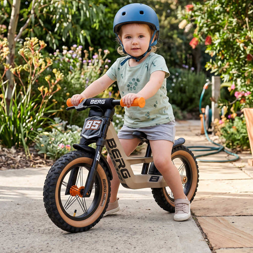 Berg Biky Trail Balance Bike with Handbrake Sand with Orange
