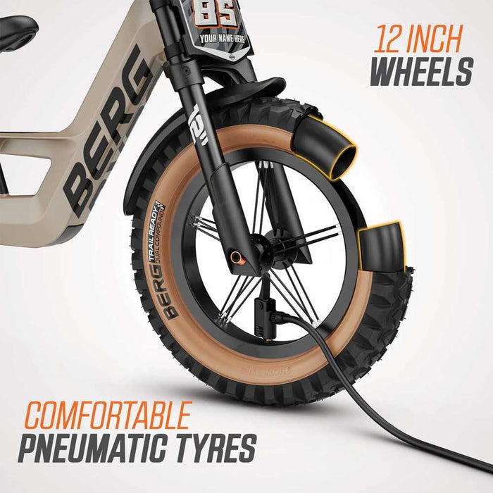 Berg Biky Trail Balance Bike with Handbrake Sand with Orange