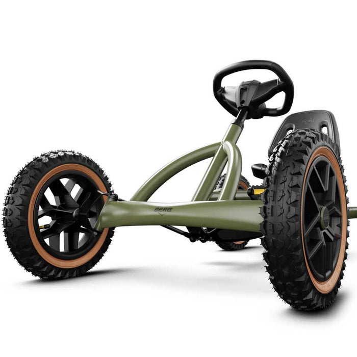 Berg Buddy Kids Pedal Powered Go Kart Forest Trail Green