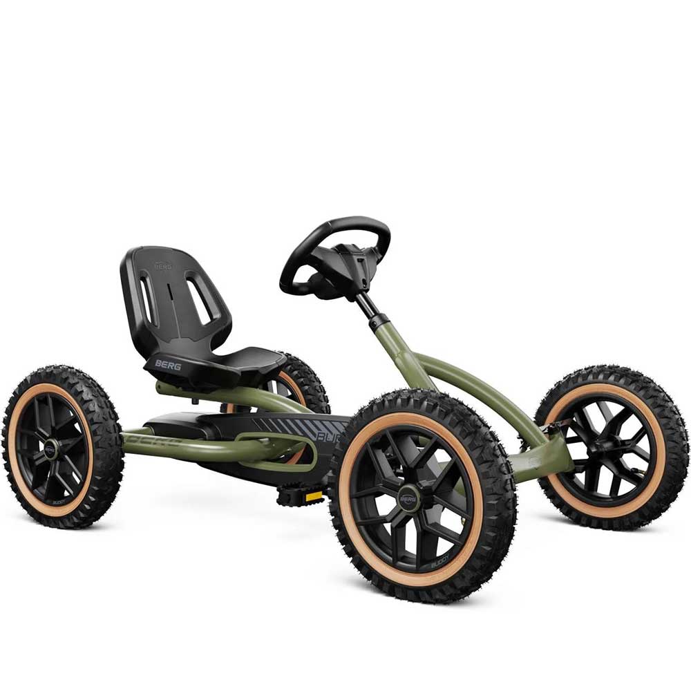 Berg Buddy Kids Pedal Powered Go Kart Forest Trail Green