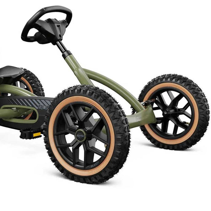 Berg Buddy Kids Pedal Powered Go Kart Forest Trail Green