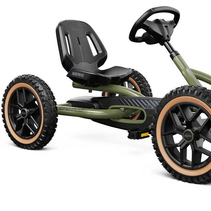 Berg Buddy Kids Pedal Powered Go Kart Forest Trail Green