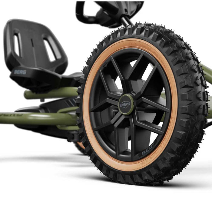 Berg Buddy Kids Pedal Powered Go Kart Forest Trail Green