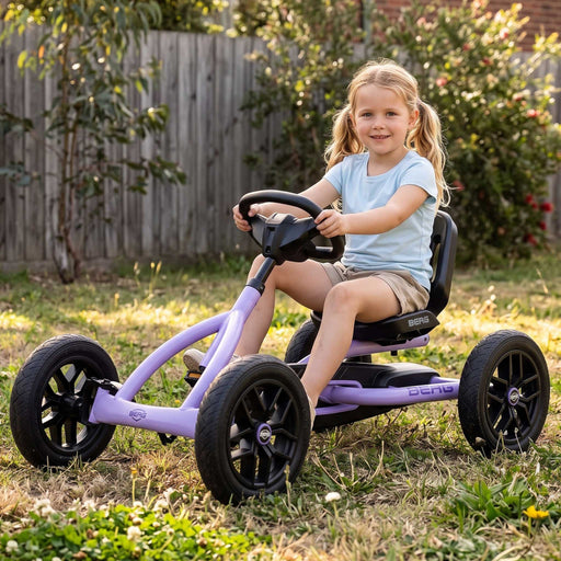 Berg Buddy Kids Pedal Powered Go Kart Pastel Purple