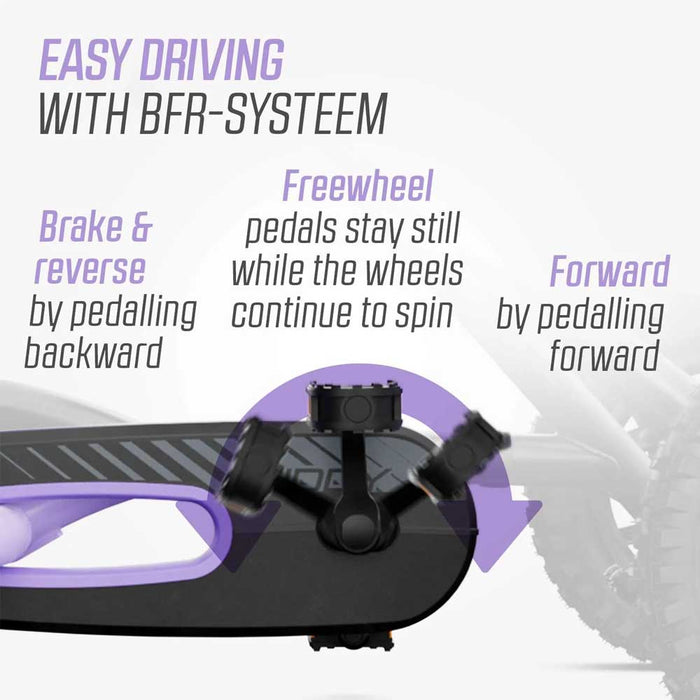 Berg Buddy Kids Pedal Powered Go Kart Pastel Purple