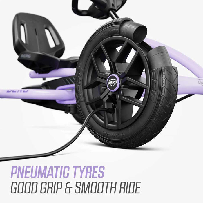 Berg Buddy Kids Pedal Powered Go Kart Pastel Purple