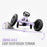 Berg Buddy Kids Pedal Powered Go Kart Pastel Purple