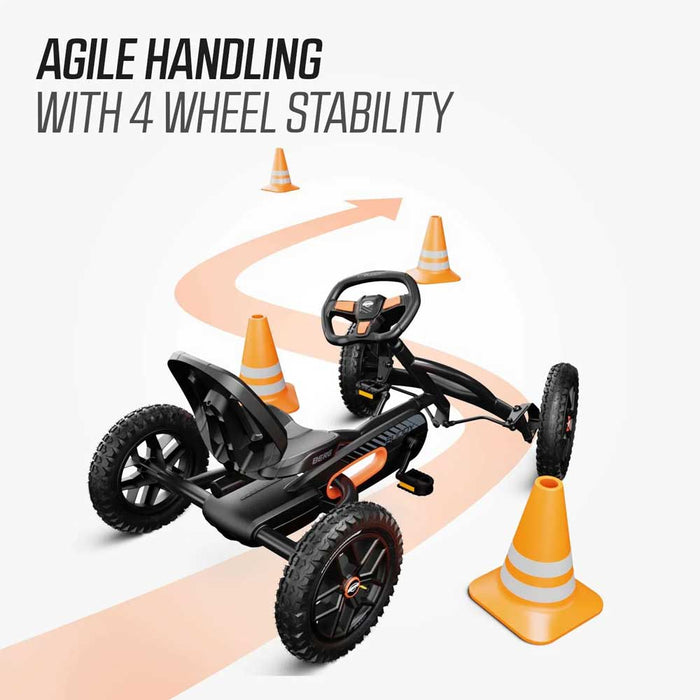 Berg Buddy Kids Pedal Powered Go Kart Shadow Black