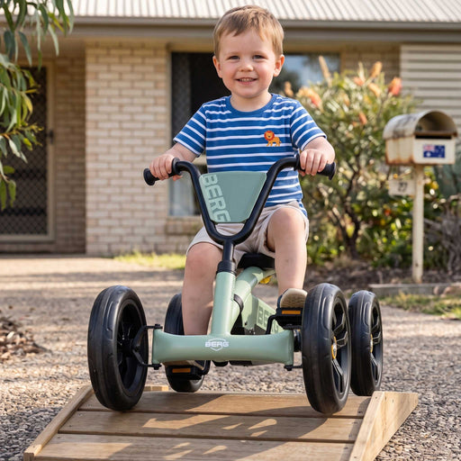 Berg Buzzy Kids Pedal Powered Go Kart Pale Green