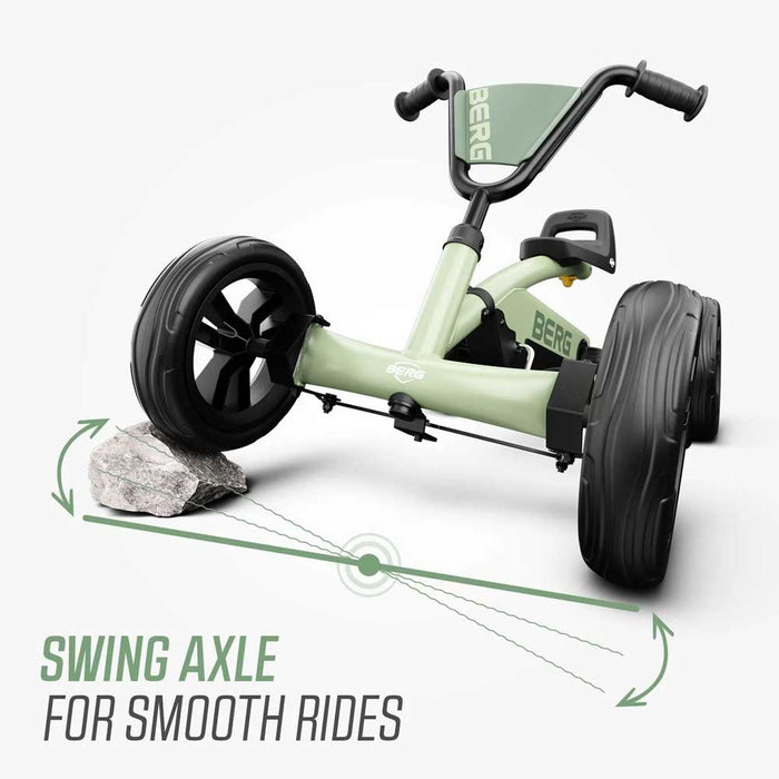 Berg Buzzy Kids Pedal Powered Go Kart Pale Green